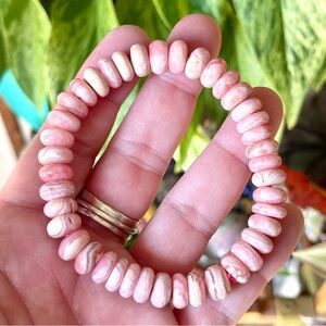 💗Rhodochrosite Loving Connection Crystal Stretch Bracelet💗